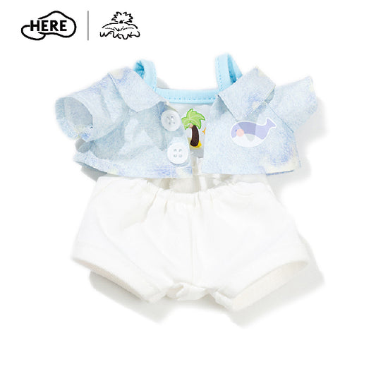 Letsvan WAKUKU-Fuzzy fun party Figure Dolls clothes‌ Summer Beach 3-Piece Set Doll Outfit