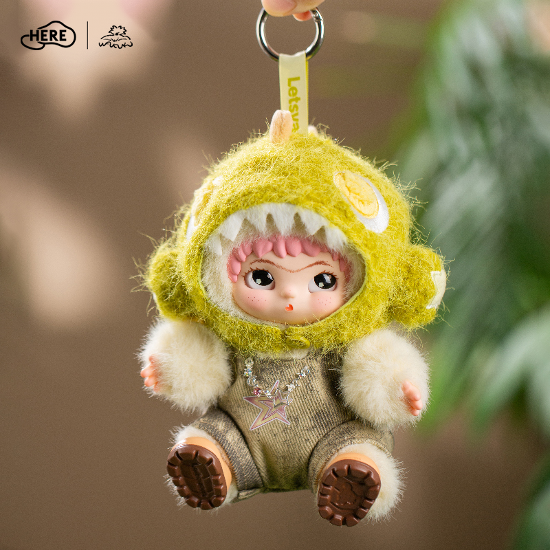 Letsvan WAKUKU Popo Dragon Vinyl PlushDoll Pendant