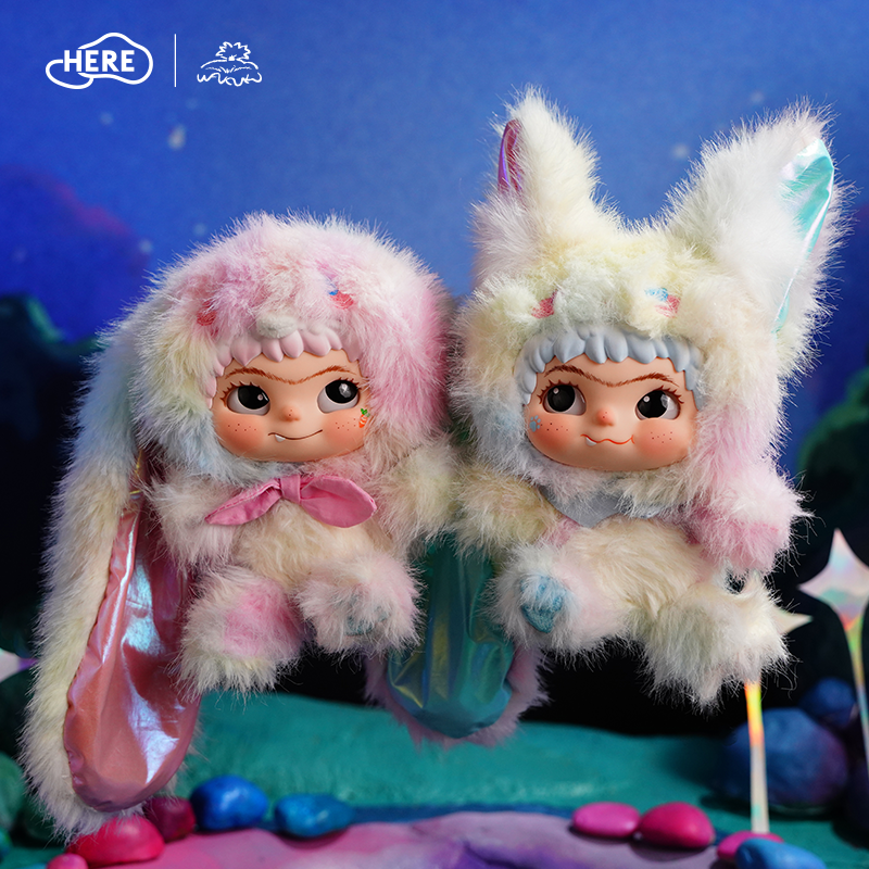 Letsvan WAKUKU-Fox&Bunny trick or treat Series Figures Blind box Single Box(1 pcs)