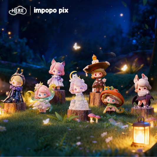 HERE Impopo pix Whisper in Night Blind box Whole Set (6 pcs)
